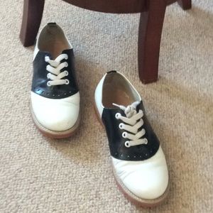 Black and White Oxfords